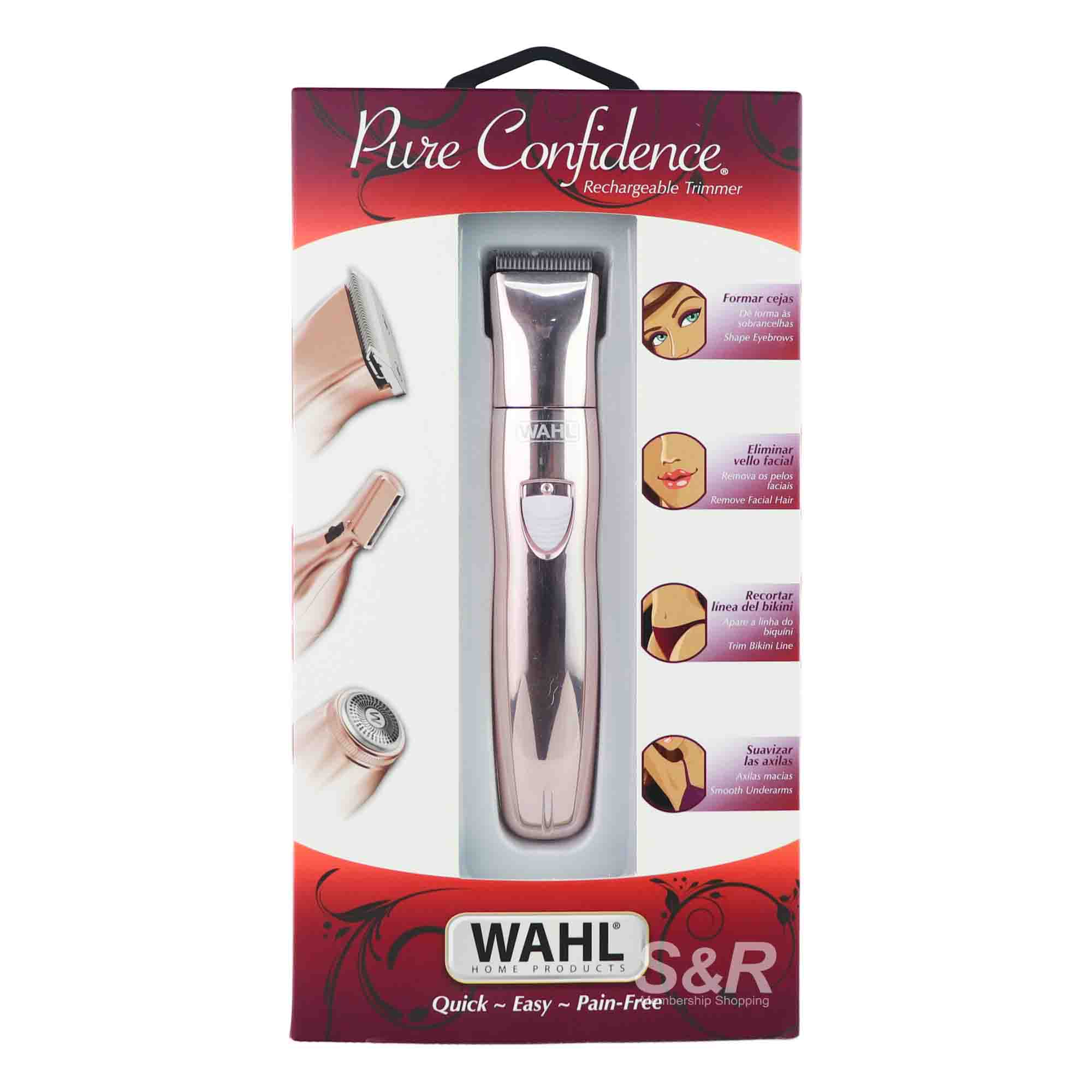 Wahl Home Products Pure Confidence Rechargeable Trimmer 1pc Wahl Home Products Pure Confidence Rechargeable Trimmer 1pc
